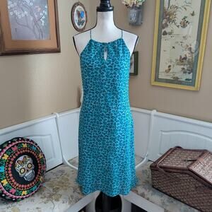 Y2K/2000s Express Leopard Print Halter Midi